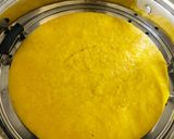 A picture of step 5 of Khaman Dhokla💛💛.