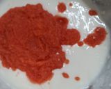 A picture of step 2 of Carrot Dosa.