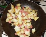 Foto del paso 3 de la receta: Papas con acelgas, jamón y pollo 😍✨