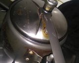 A picture of step 2 of Salted Popcorn home made.