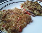 Foto del paso 2 de la receta: Pancakes salados con salsa oriental...🤔