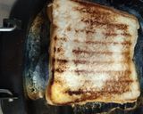 Foto langkah ke 3 dari resep Roti Bakar Pisang Matcha.