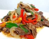 Foto langkah ke 4 dari resep Sapi Lada Hitam.