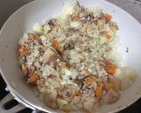 A picture of step 8 of Fried Rice (Cha-han).