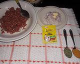 Foto del paso 1 de la receta: Arroz Tapado con Lentejitas a lo Carmelita