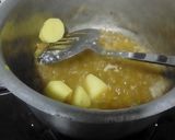 A picture of step 2 of Beef Pulao.