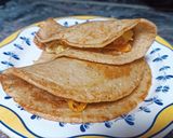 Foto del paso 4 de la receta: Tortitas de avena rellenas de verduras, queso y atún