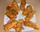 Foto del paso 5 de la receta: Rollitos de Hojaldre rellenos de salchichas