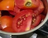 कुकर वाली अरबी टमाटर की सब्ज़ी(COOKER WAKI ALOO TAMATAR RECIPE IN HINDI) रेसिपी चरण 2 फोटो