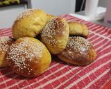 Foto del paso 5 de la receta: Pan de hamburguesa con calabaza 🎃