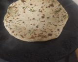 A picture of step 4 of Palak Paratha.