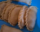 Foto langkah ke 10 dari resep Kulit Pastel Tanpa Telur Isi Makaroni Kentang Wortel Telur.