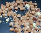 A picture of step 2 of Eggs with Croutons.