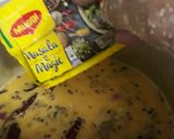 A picture of step 4 of Punjabi maggi magic masala kei Royal kadhi chawal.