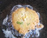 A picture of step 8 of Bun kabab food street style.