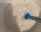 A picture of step 3 of Pokemon themed Victoria sponge cake.