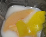 Foto del paso 2 de la receta: Licuado🥤de Mango🥭y Melón🍈refrescante🍹🥛🧋