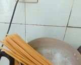 Hình bước làm 1 của món Mỳ spagetty thịt bò băm