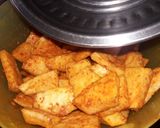 A picture of step 4 of Yam Chips(Suranache Kaap).