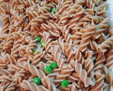 A picture of step 1 of Garlic Mayo Wheat Pasta.