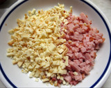 Sonkás-sajtos gofri (Gluténmentes) recept fázis 1 fotója