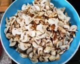 A picture of step 2 of Mushroom Soup.