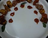 A picture of step 2 of Paneer tikka with Italian seasoning.