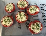 Une image de l'étape 5 de Tomates aux épices, persil et parmesan.