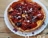 A picture of step 5 of Plum and Cherry Tart.