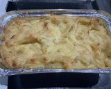 A picture of step 3 of Mac N Cheese.