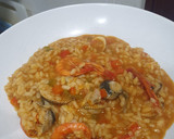 Foto del paso 5 de la receta: Arroz caldoso de gamba roja y berberechos