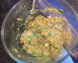 A picture of step 2 of Yam & Methi tikkis (yam and fenugreek greens patties).