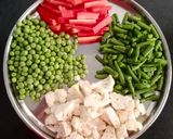 A picture of step 1 of Mixed Vegetable Pickle.