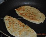 A picture of step 11 of Stuffed Flat Naan Bread (Kelane/Bolani)نان کلانه.