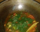 A picture of step 2 of Palak Rice.