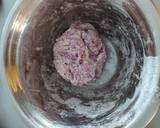 Sweet purple potato bread loaf (using tongzhong recipe) recipe step 4 photo