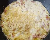 Foto del paso 2 de la receta: Spaghetti a la "Alfredo" con jamón