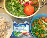 Foto del paso 1 de la receta: Ensalada de pavo con salsa