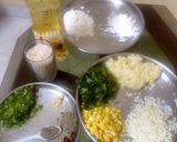 A picture of step 1 of Cheese Corn Cutlets.