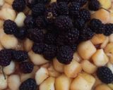 Vegyes dzsem (alma 🍎🍋 szeder 🍒🍋 meggy 🍎🍒 🍋cseresznye 🍒 recept fázis 2 fotója