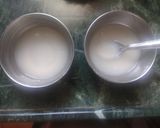 A picture of step 8 of Chocolate floating icecream in 3 flavours.