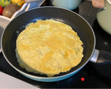 Foto del paso 1 de la receta: Wrap de tortilla y jamón a la sartén