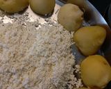 A picture of step 1 of Hara bhara kababs.