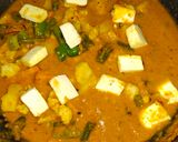A picture of step 6 of Veg Kolhapuri Sabzi.