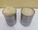 A picture of step 7 of Semolina stuffed glass Dhokla.