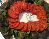 Une image de l'étape 7 de Salade de laitue rougette aux tomates,radis cerises et persil.