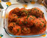 Foto del paso 3 de la receta: Albóndigas de lentejas y salsa de tomate