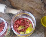A picture of step 3 of Tangy lime pickle.
