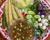 รูปขั้นตอนการทำที่ 8 ของ น้ำพริกกะปิปลาทูทอดผักรวม