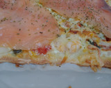 Foto del paso 6 de la receta: Pizza Gambas amb Salmó fumat i alcaparres